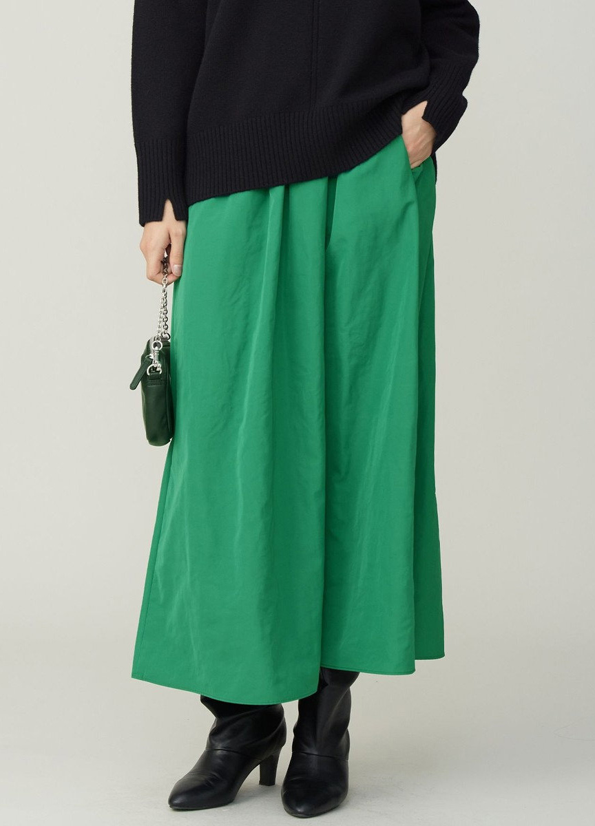 塔夫綢A字鬆緊傘裙